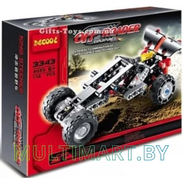 Конструктор Decool 3343 Внедорожник (118 деталей)